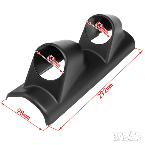 Двойна стойка за измервателни уреди за колонка, снимка 5 - Аксесоари и консумативи - 44647558