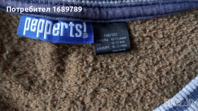 Лот от детски суичър с цип LC Waikiki и ватирана блуза за 11-12 г, снимка 3 - Детски пуловери и жилетки - 42826317