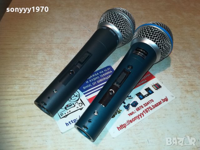 shure sm58 & shure beta sm58s profi microphone 2311201737, снимка 3 - Микрофони - 30887674