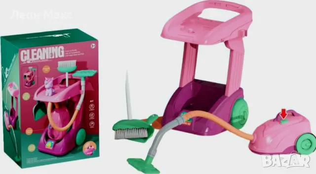 Количка за почистване комплект на батерии 