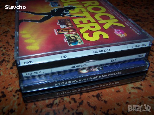 Компакт дискове на Rock Busters 2-CD, 1991/ Hit It: 24 originale top hits 2 cd box, снимка 12 - CD дискове - 38076701