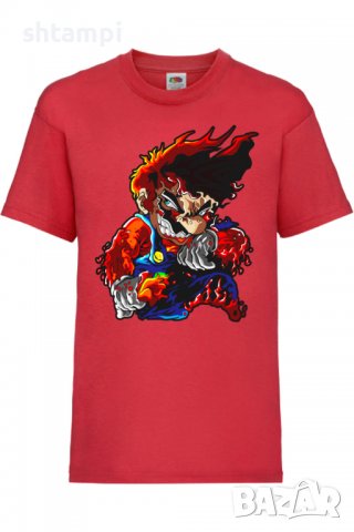 Детска тениска Mario Flame Игра,Изненада,Подарък,Празник,Повод, снимка 9 - Детски тениски и потници - 37436679