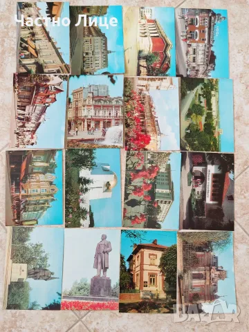 Пълна Колекция от 57 Пощенски Картички Русе 1970те г., плюс 12 пощенски картички, снимка 2 - Колекции - 56200000