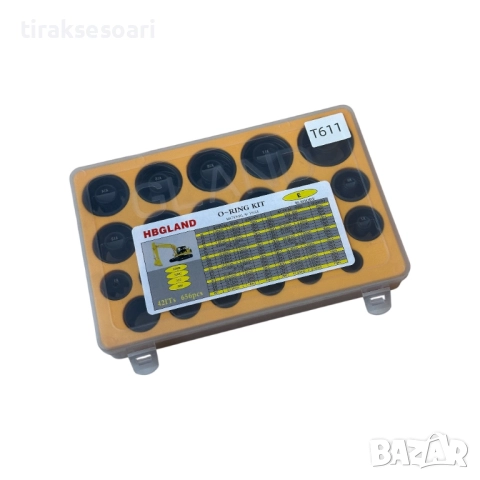 Комплект О-пръстени 656 бр – NBR 90 Shore, тип E, снимка 3 - Аксесоари и консумативи - 52789948