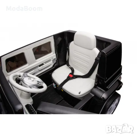 Акумулаторен джип Mercedes EQG Electric G-Class 12V с отварящи се врати меки гуми 4x4, снимка 5 - Коли, камиони, мотори, писти - 48683105