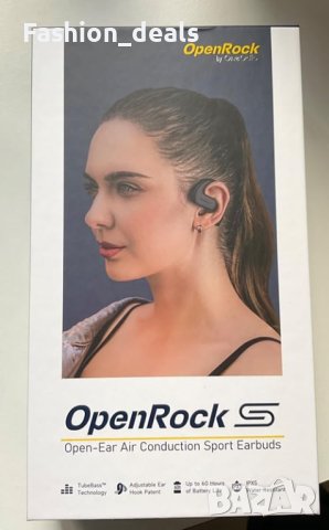 Нови Водоустойчиви Спортни Слушалки OpenRock S с TubeBass Технология, снимка 10 - Bluetooth слушалки - 42851703