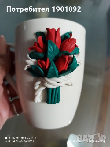 Чаши от полимерна глина , снимка 6 - Други - 35985738