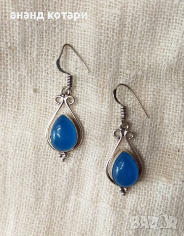 Висящи обеци - Тибетска сълза-1-6