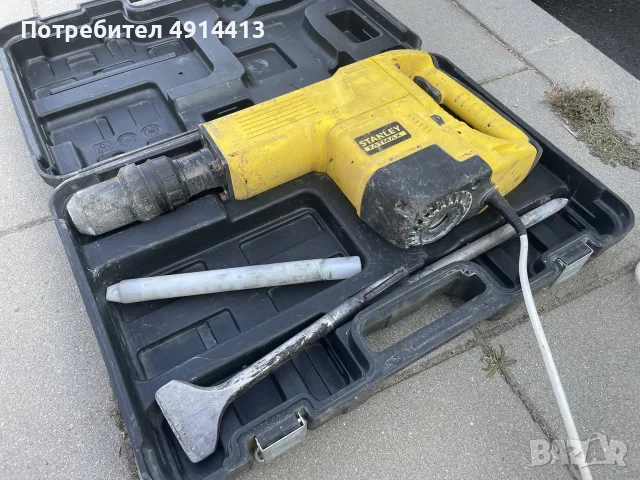Електрически къртач STANLEY FATMAX SFMEH230K, 15J SDS-Max, снимка 2 - Къртачи - 55746231