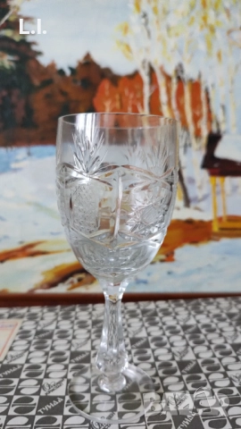 Кристални чаши за вино , снимка 3 - Сервизи - 51699026