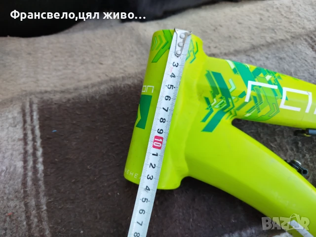 26 цола алуминиева рамка за велосипед колело чело конус, шок 175,ос 12, снимка 2 - Части за велосипеди - 50538214