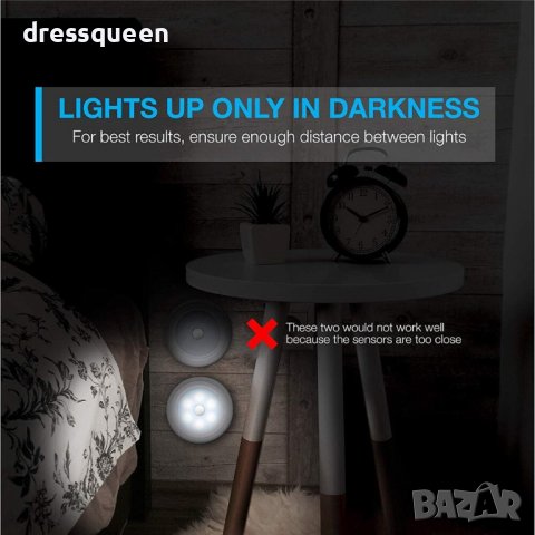 3747 Малка лед лампа със сензор за движение, снимка 8 - Лед осветление - 38074956