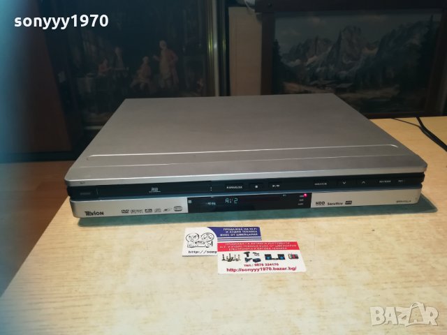 TEVION DRW-1605HDD HDD/DVD RECORDER-ВНОС GERMANY, снимка 14 - Плейъри, домашно кино, прожектори - 30261616