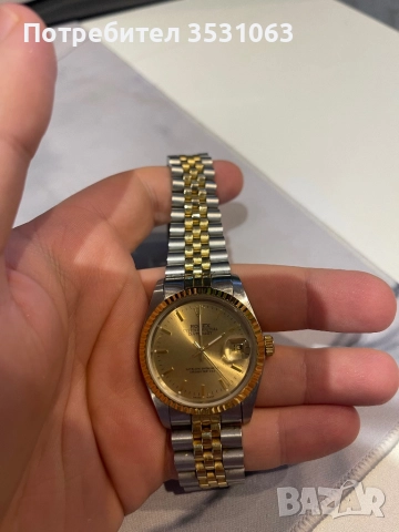 2 броя часовници тип Rolex – Submariner + Datejust (реплики), снимка 3 - Мъжки - 52804130