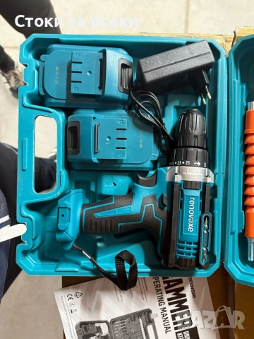 Комплект бормашина с двойна батерия и безчетков мотор за точност и мощност във всеки детайл, снимка 9 - Бормашини - 53225929