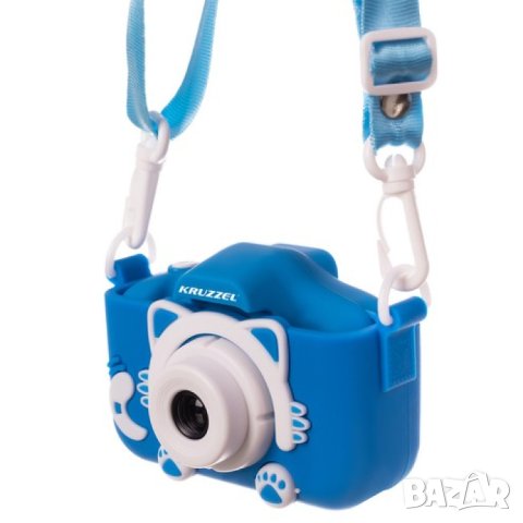 Детски син цифров фотоапарат, снимка 3 - Образователни игри - 40842292