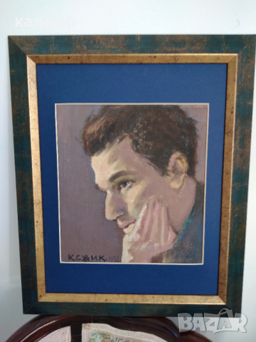 Стара картина на известен български художник