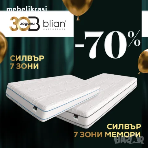 Еднолицев матрак Каспия Полифлекс-Без пружини,среден към твърд, ортопедичен, С -20%!, снимка 11 - Матраци - 43758697