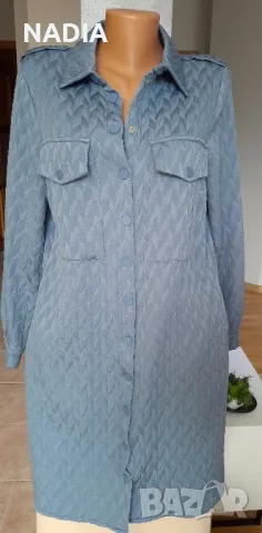 Рокля тип дълга риза, снимка 2 - Рокли - 49148449