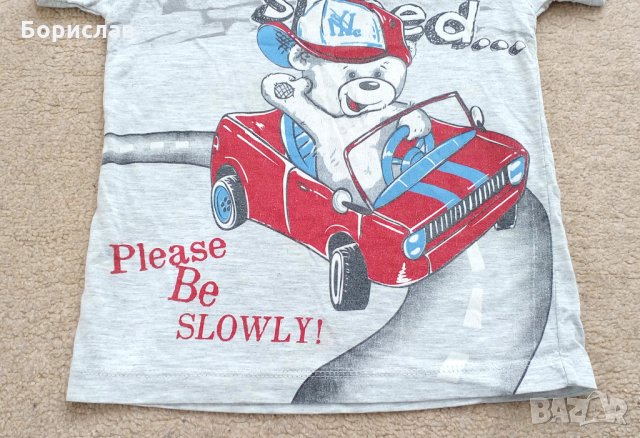 Бебешка тениска, размер - 4-5 месеца, до 68 см., снимка 3 - Бебешки блузки - 34440832