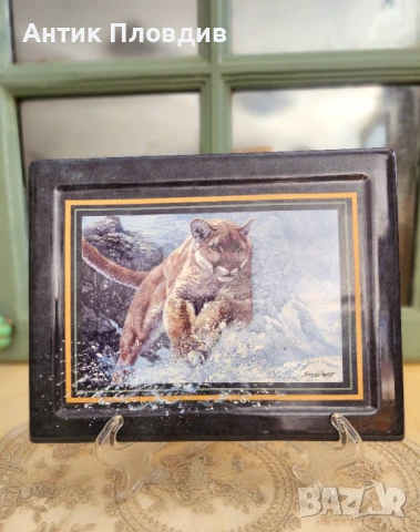 Керамична чиния „High Gear“ – John Seerey-Lester, The Bradford Exchange (1999), снимка 4 - Декорация за дома - 51338182