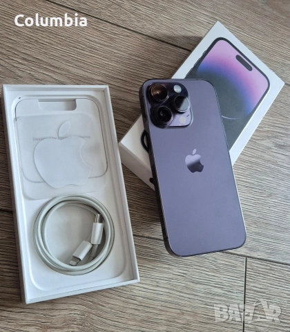 Перфектен!-iPhone 14 Pro 256gb комплект+6 кейса-бартер