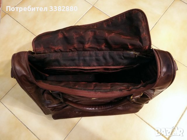 Кожена чанта Bora Style, снимка 3 - Чанти - 36763555