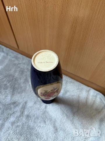 Страхотна антикварна Порцеланова ваза с маркировка внос от Германия, снимка 4 - Вази - 50850296