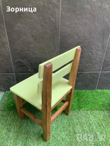 Детско дървено столче , снимка 5 - Други стоки за дома - 21078709