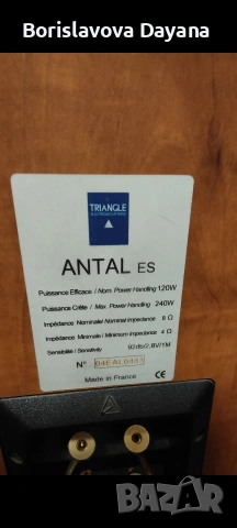тонколони Triangle Antal ES, снимка 8 - Тонколони - 53026131