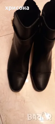 Дамски нови черни боти, снимка 2 - Дамски боти - 48193377