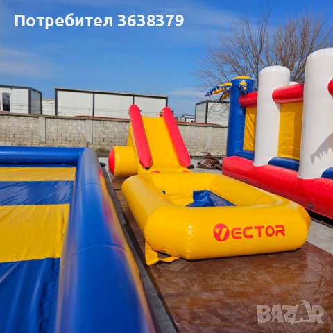 Надуваема водна пързалка с басейн за деца НОВО, снимка 2 - Басейни и аксесоари - 44528887