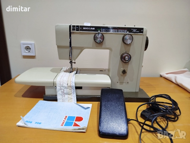 Метална шевна машина RICCAR - 80 W, снимка 11 - Шевни машини - 52813815