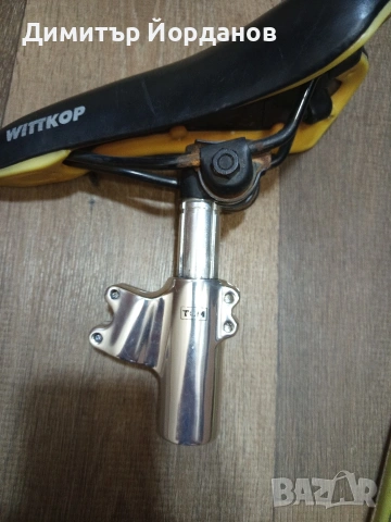 Кормило с лапа, амортисьорна седалка и колче за ретро велосипед, снимка 12 - Аксесоари за велосипеди - 53926982