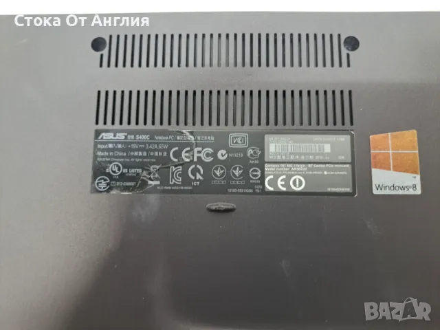 Лаптоп - ASUS S400C , Intel i3 2365, RAM 4GB, OS:Windosw 10/L6, снимка 11 - Лаптопи за работа - 49570636