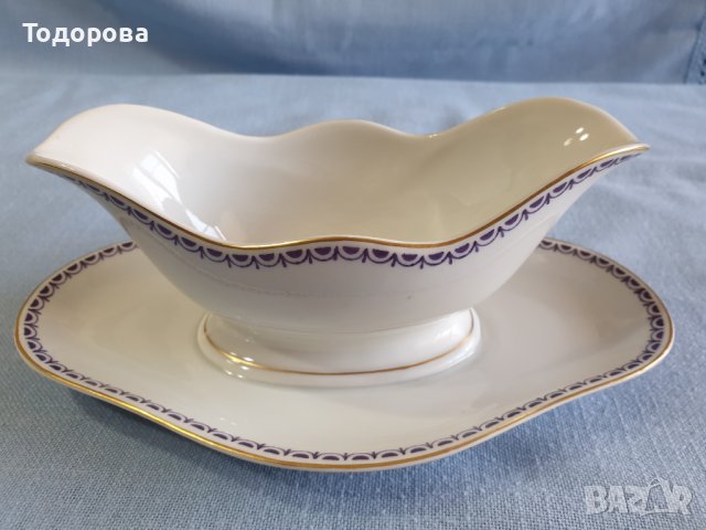 Порцеланова сосиера, снимка 2 - Чинии - 40128743