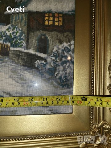 Гоблен,, Зимен параклис ", снимка 3 - Гоблени - 38014464