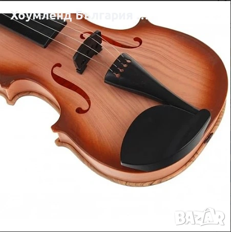 Детска цигулка с лък 4 метални струни, снимка 3 - Музикални играчки - 54353828