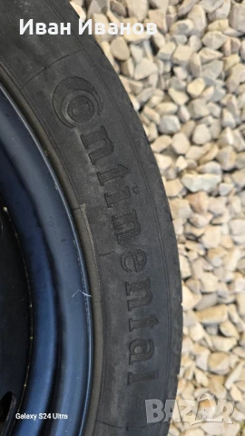Резервна гума-патерица 125/70/18 5x112, снимка 5 - Гуми и джанти - 51407436