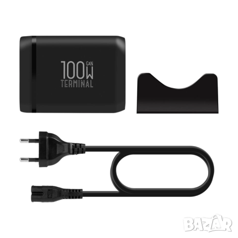 OBAL:ME GaN зарядна станция USB/USB-C 100W , снимка 4 - Оригинални зарядни - 52417615