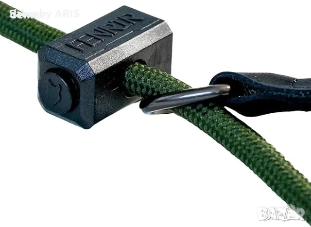 Fenrir Slip Leash 1,4 м с пружинен стопер (зелен), снимка 3 - За кучета - 49824944