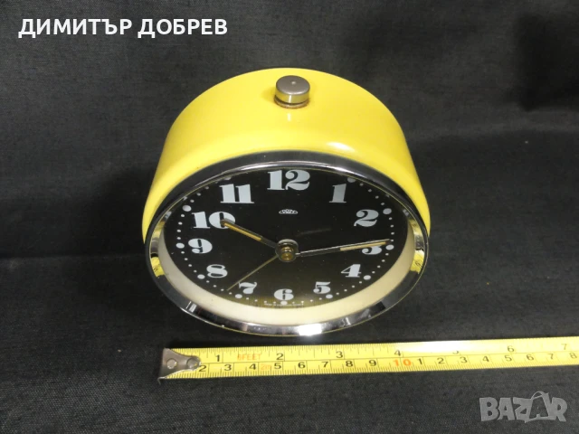 СТАР РЕТРО СОЦ ЧССР НАСТОЛЕН МЕХАНИЧЕН ЧАСОВНИК БУДИЛНИК PRIM, снимка 7 - Антикварни и старинни предмети - 51024030