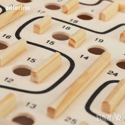 Игра Дървен лабиринт, забавна игра, образователна игра, логическа игра, снимка 7 - Игри и пъзели - 34395014