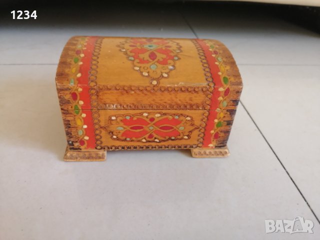 Дървена кутия 10 х 7 h 6.5 см. , снимка 4 - Други стоки за дома - 38530893