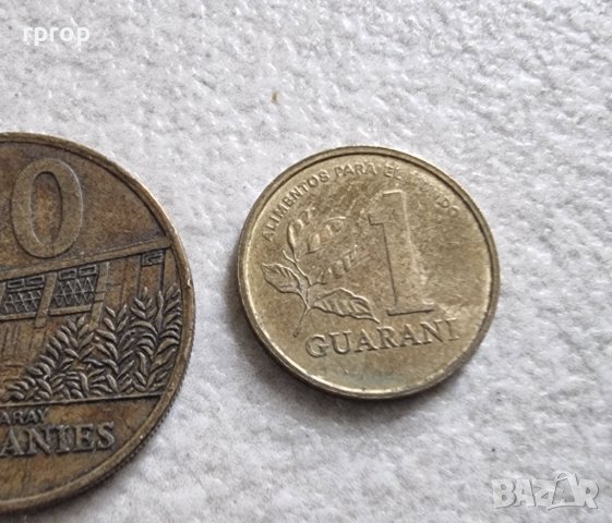Монети . Парагвай.  1 , 50 , 100 ,500  гуарани. 4 бройки, снимка 5 - Нумизматика и бонистика - 42618001