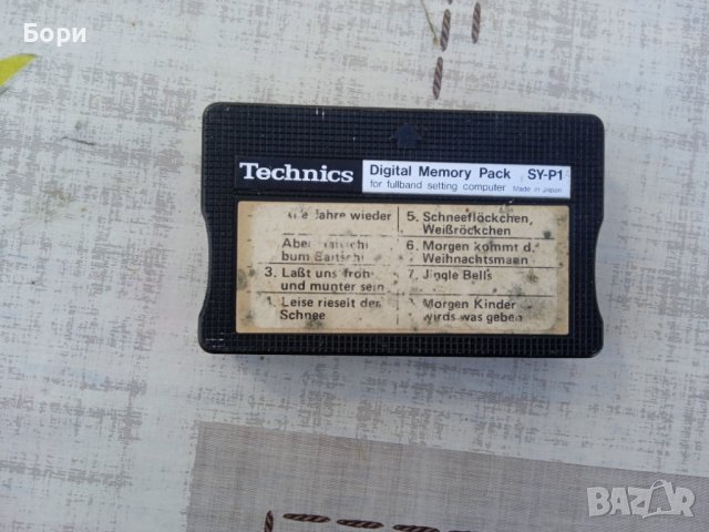 Technics SY-P1 Digital Memory Pack Card, снимка 1 - Синтезатори - 40146254