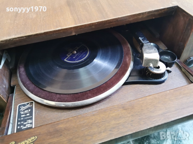 GRAWOR. 'Berlin SW68', pladespiller, Tyskland, ca. 1939/1940. SWISS 1412250904, снимка 3 - Грамофони - 52787576