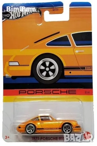 Колекционерска оригинална количка Hot Wheels 1971 Porsche 911