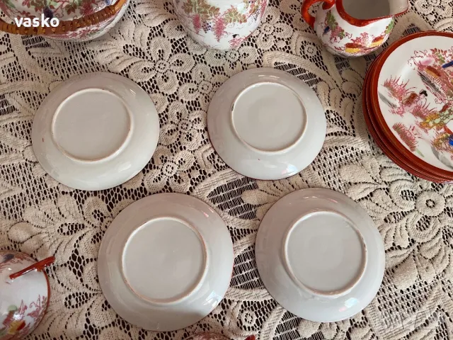 Костен порцелан-стар, снимка 10 - Сервизи - 49342392