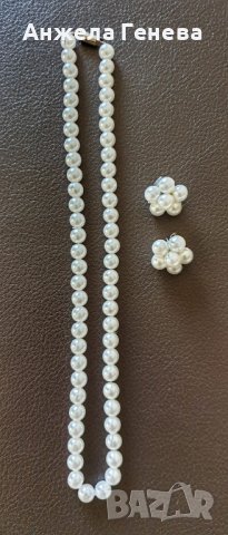 Нежен сет с перли, снимка 2 - Бижутерийни комплекти - 38063918